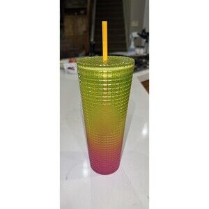 Starbucks Tumbler 24 oz - Sunrise Grid Pattern
